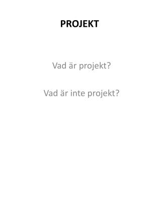 PROJEKT