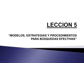 LECCION 5