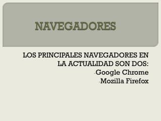 NAVEGADORES