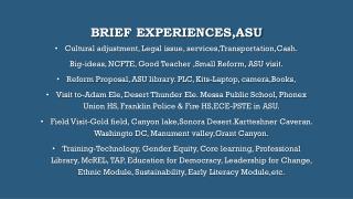 Brief experiences,ASu