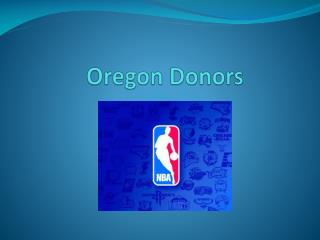 Oregon Donors
