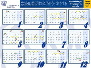 CALENDARIO 2013