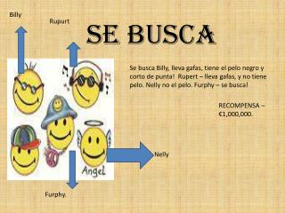 SE BUSCA