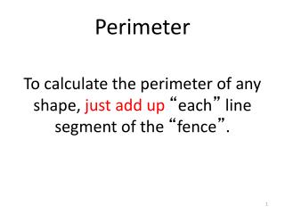 Perimeter