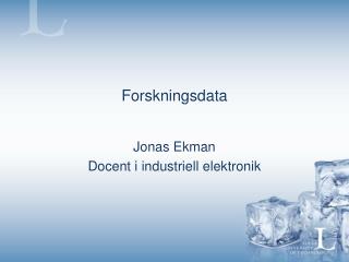 Forskningsdata