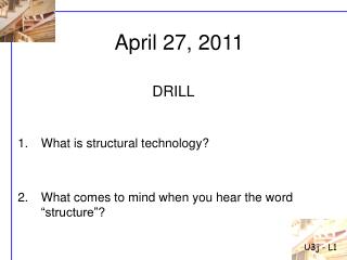 What is structural technology? What comes to mind when you hear the word “structure”?