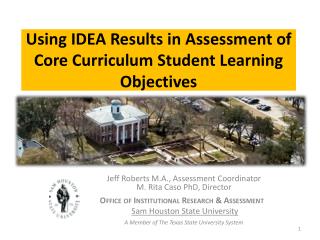 Using IDEA Results in Assessment of Core Curriculum Student Learning Objectives