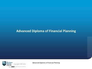Advanced Diploma of Financial Planning