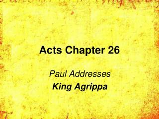 Acts Chapter 26