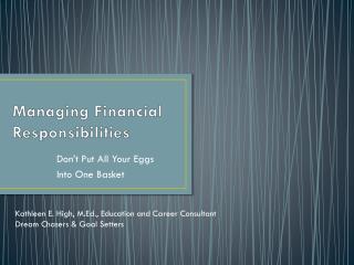 Managing Financial Responsibilities