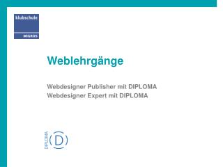 Weblehrgänge