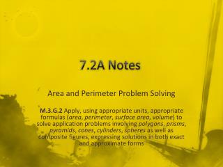 7.2A Notes