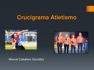 Crucigrama Atletismo