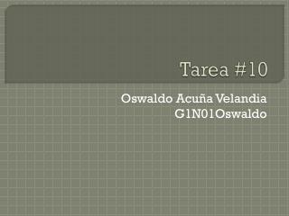 Tarea #10