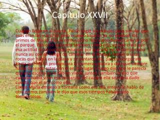 Capitulo XXVII