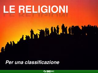 Per una classificazione