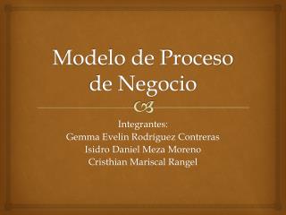 Modelo de Proceso de Negocio