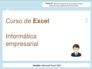 Curso de Excel Informática empresarial