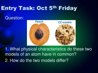 Entry Task: Oct 5 th Friday
