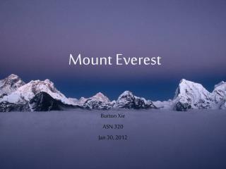 Mount Everest