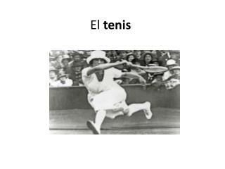 El tenis