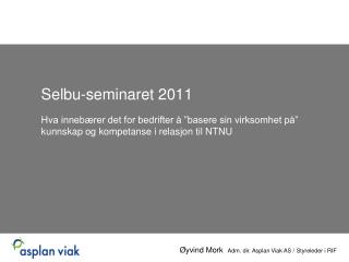 Selbu-seminaret 2011