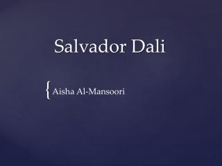 Salvador Dali