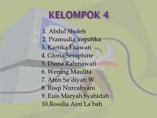 KELOMPOK 4