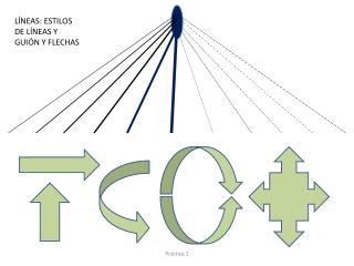 LÍNEAS: ESTILOS DE LÍNEAS Y GUIÓN Y FLECHAS