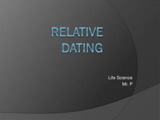 Relative Dating