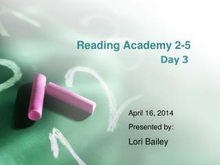 Reading Academy 2-5