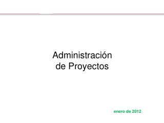 enero de 2012