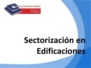 Sectorización en Edificaciones