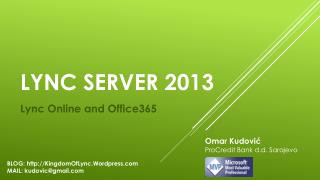 LYNC SERVER 2013