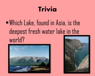 Trivia