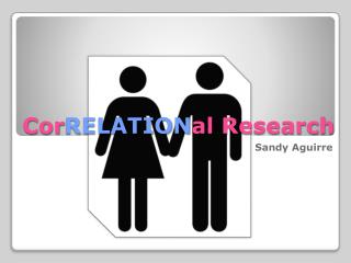 Cor RELATION al Research