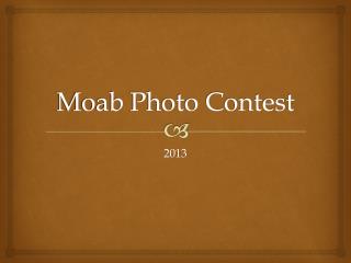 Moab Photo Contest