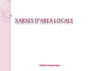 Xarxes d’area locals