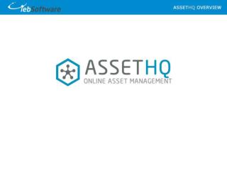 AssetHQ – Maintenance Management