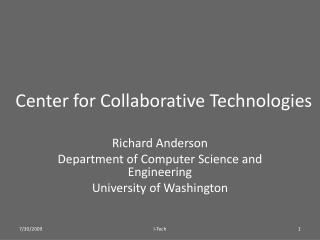 Center for Collaborative Technologies