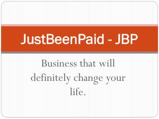 JustBeenPaid - JBP