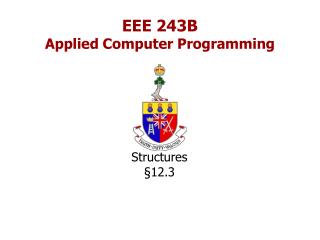 EEE 243B Applied Computer Programming