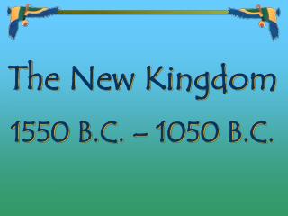 1550 B.C. – 1050 B.C.