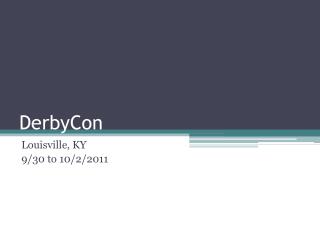DerbyCon