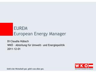 EUREM European Energy Manager