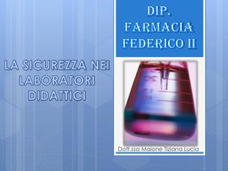 Dip . Farmacia federico II