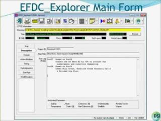 EFDC_Explorer Main Features EFDC_Explorer 주요 특징