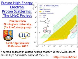 Future High Energy Electron Proton Scattering : The LHeC Project