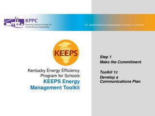 Kentucky Energy Efficiency Program for Schools KEEPS Energy Management Toolkit