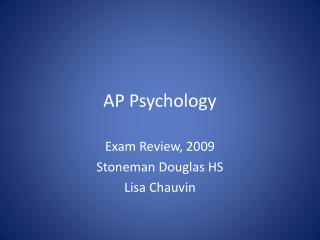 AP Psychology